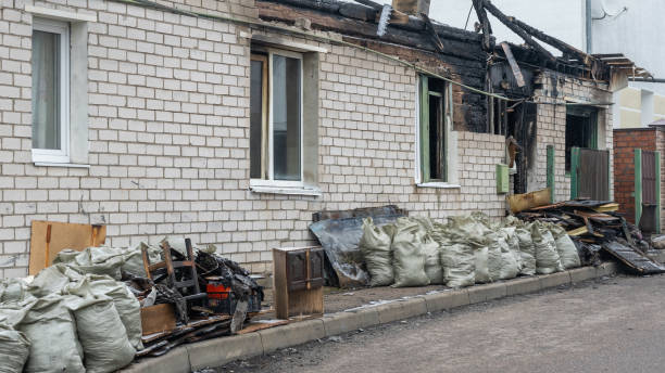 Professional Fire Damage Removal technician working in Euless, TX